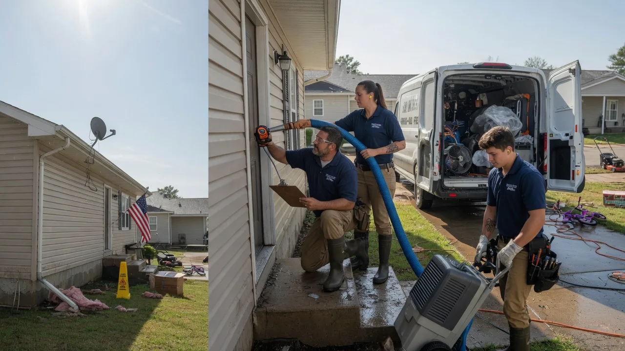Ceiling Water Damage Restoration in Kasbeer, IL near me