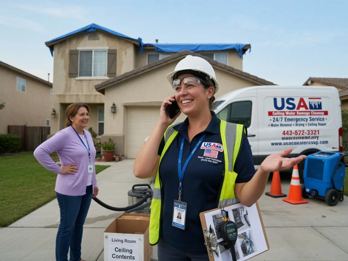 Ceiling Water Damage Restoration Kasbeer, IL FAQs